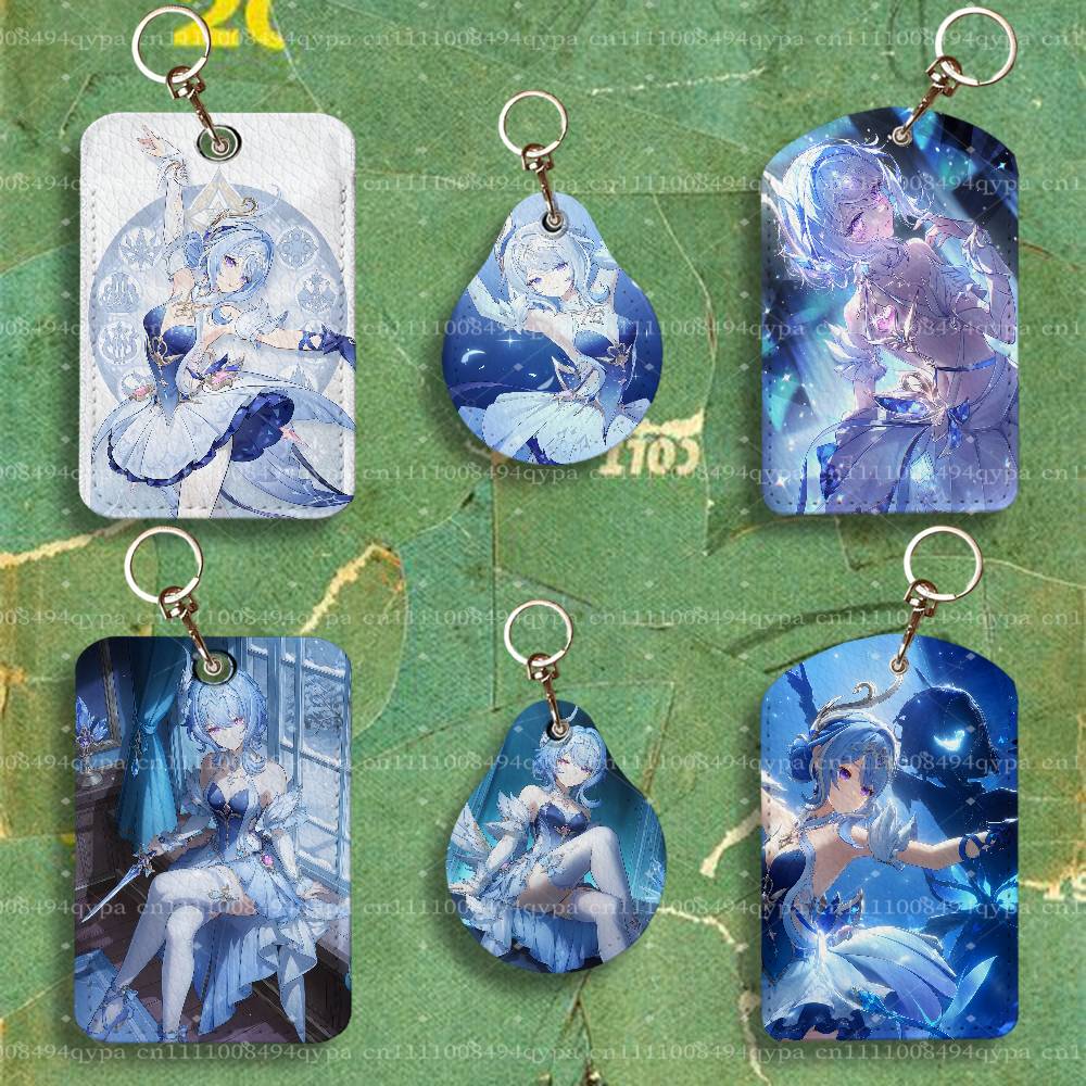 Leather Work Is - Odette G-Genshin Impact Keychain Card Holder