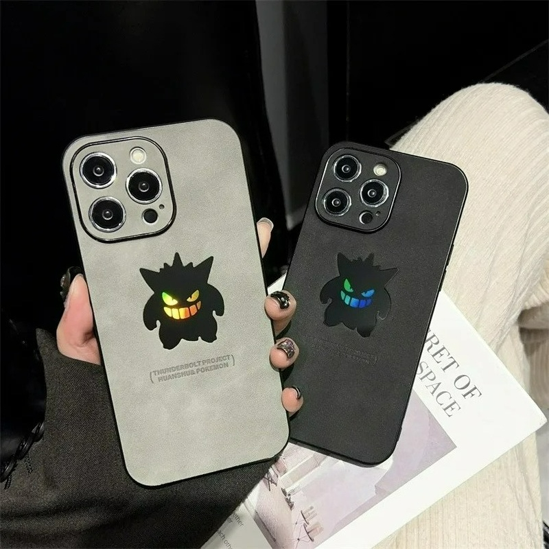 Leather X - Cartoon Anime Gengar Leather Texture Laser