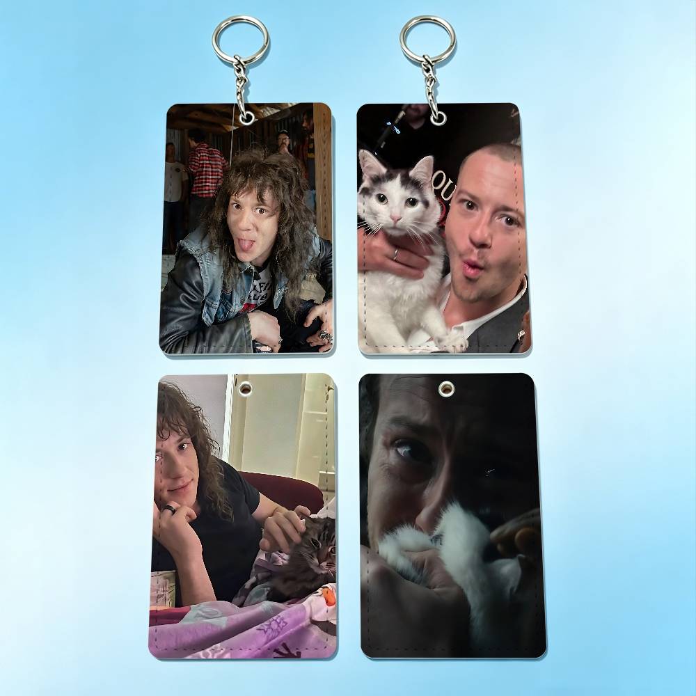 Leather Working - actor J-Joseph Quinn Cat Badge Holder
