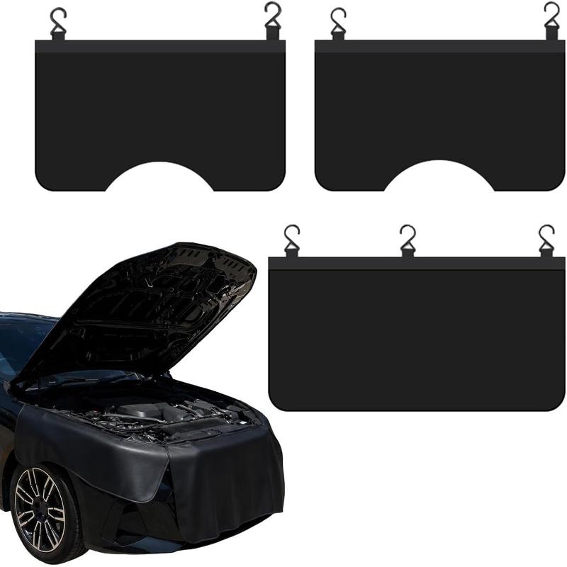 Leather Work For Car - PU Leather Magnetic Automotive Cover Mat