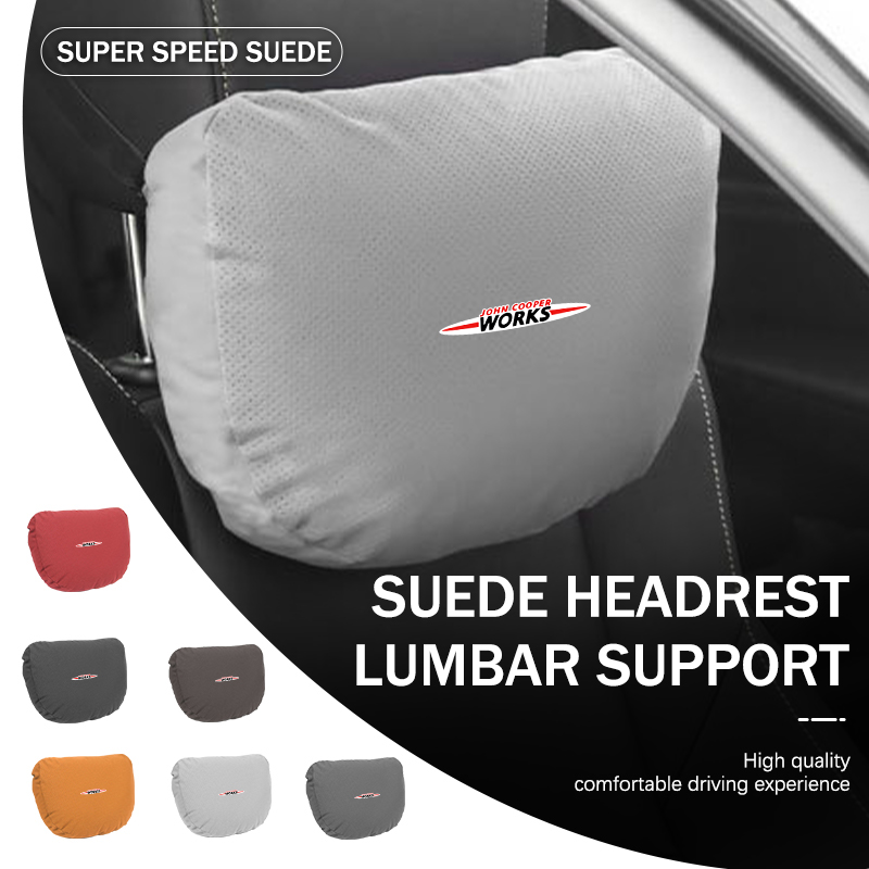 Leather Work For Car - Car Headrest Waist Pillow Neck Rest