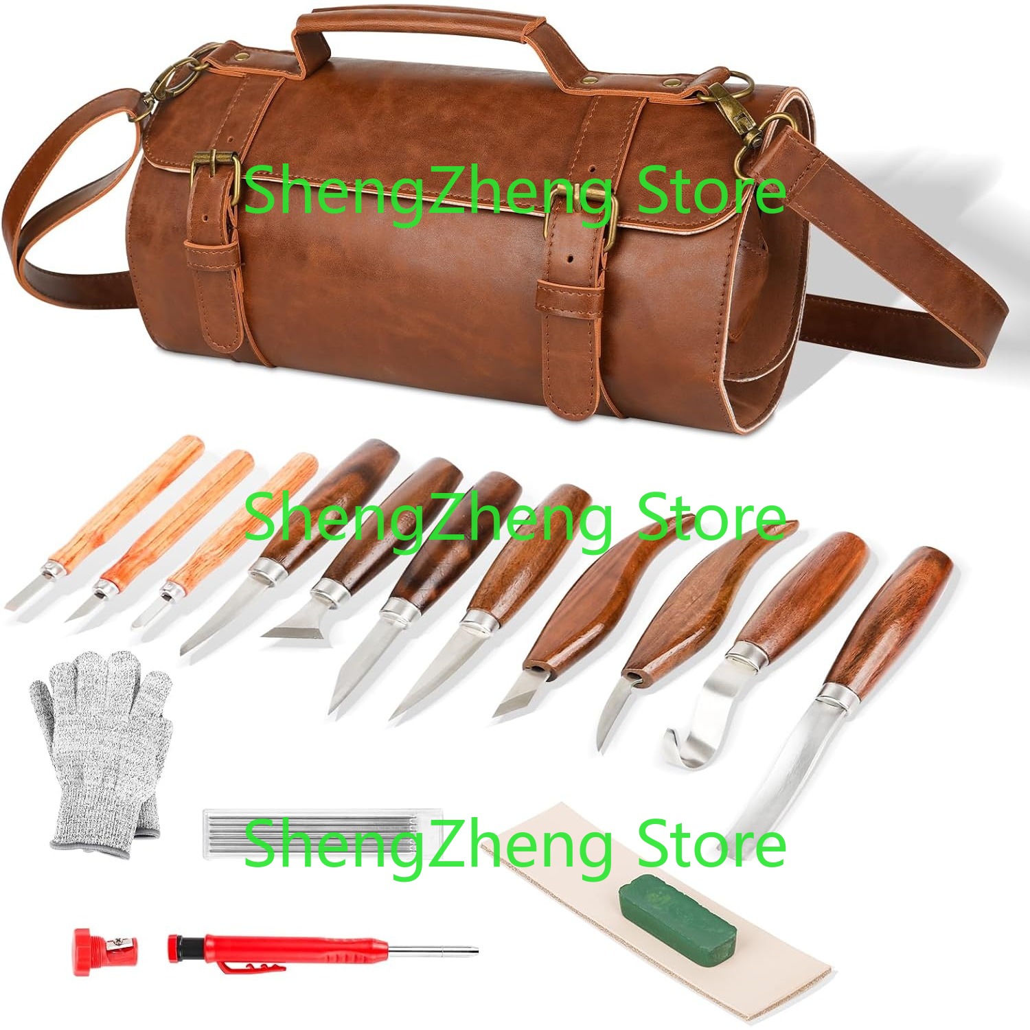 Leatherwork Beginner Tools - Wood Carving Tools Sets Kit Wood