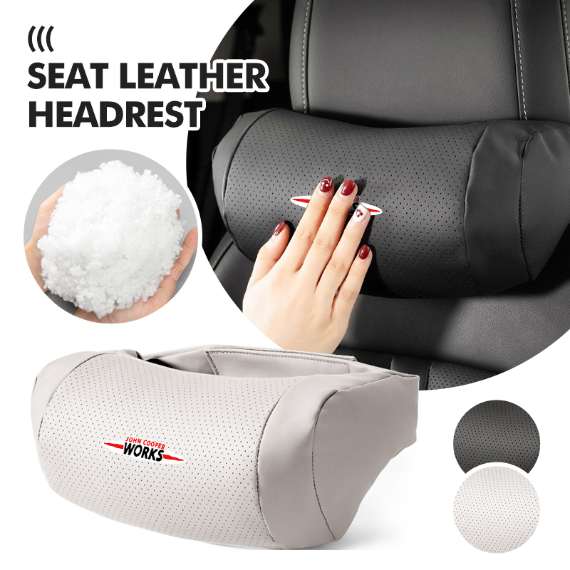 Leather Work For Car - Universal Car Seat Headrest Neck Support