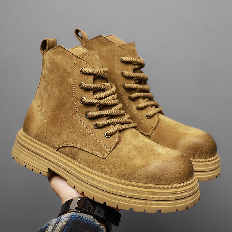Leatherworking Classic - High Quality Men Ankle Boots Fashion