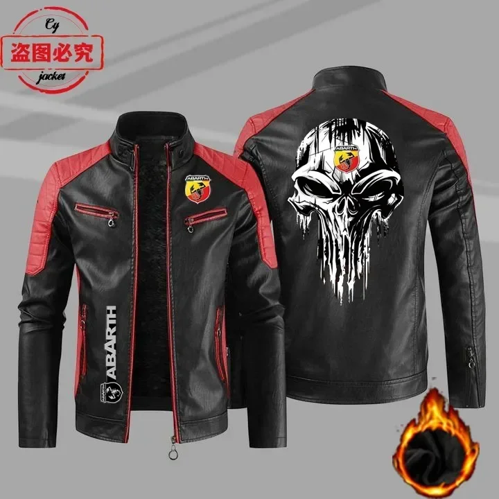 Leather Work For Car - ABARTH car logo spring and autumn