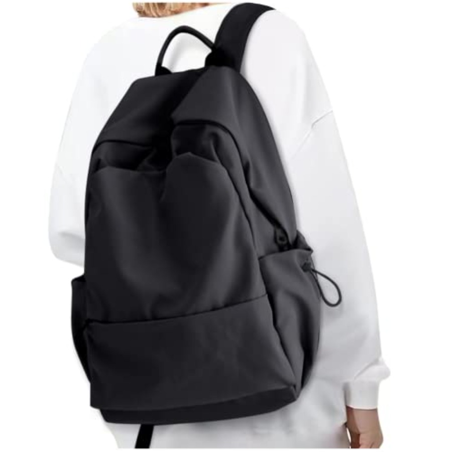 Leather Work Is - Black Backpack for Women, Small School