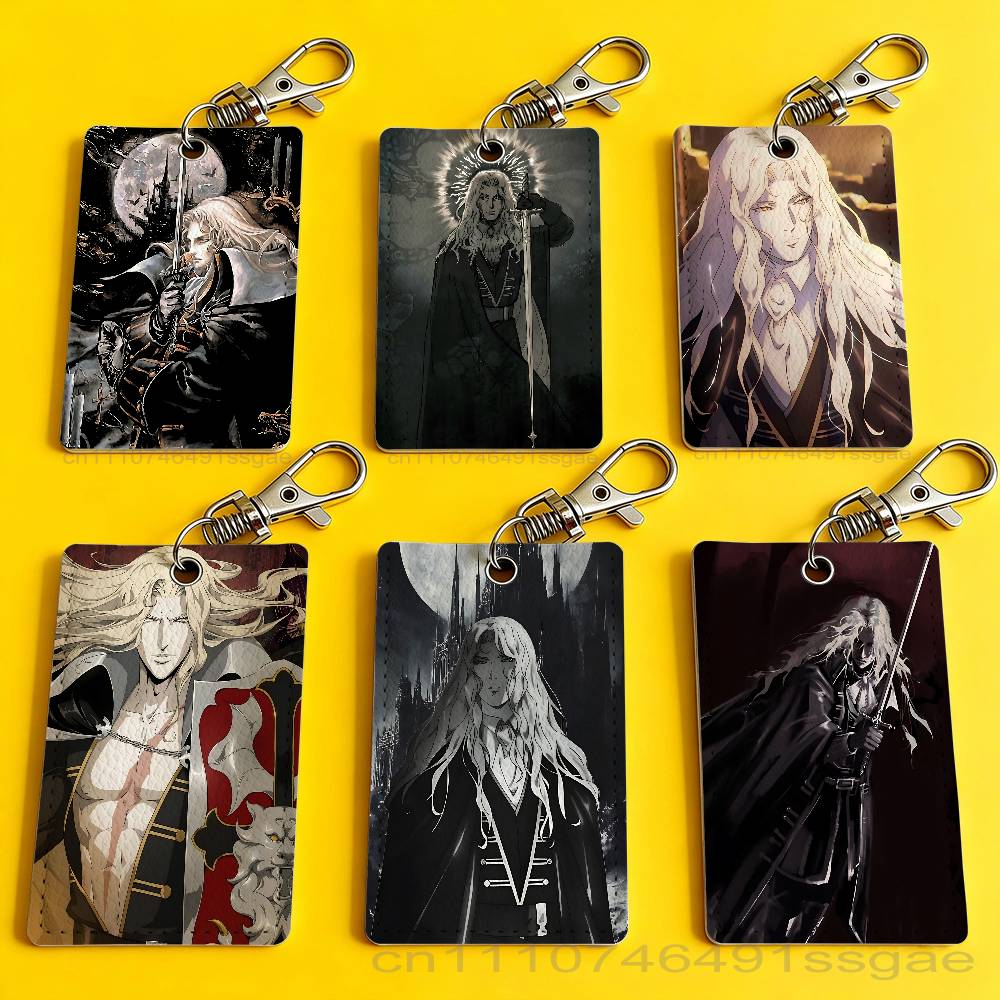 Leather Working - Game C-Castlevania Alucard Badge Holder Keychain