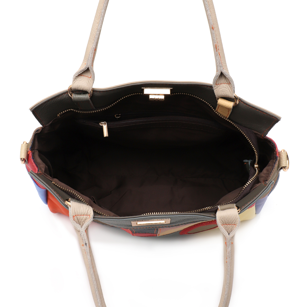 SC Chic Colorful Real Leather  - đánh giá và giá Leather Work Handbags For Women