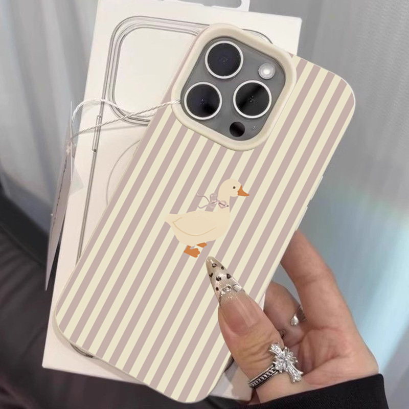 Cute Duck Pattern Phone Case F - đánh giá và giá Leather X