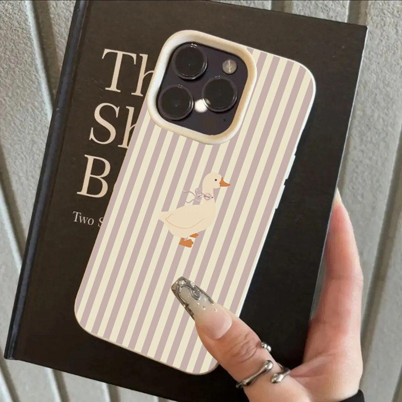 Cute Duck Pattern Phone Case F - đánh giá và giá Leather X