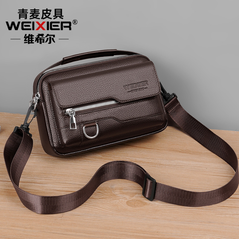 2025 New Men Shoulder Bag PU L - đánh giá và giá Leatherwork Letters