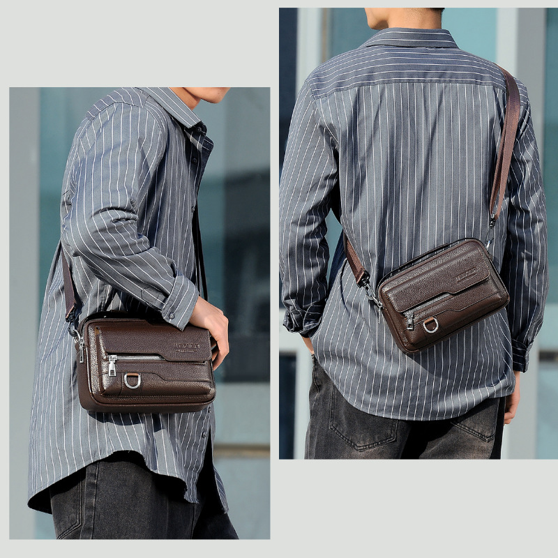 2025 New Men Shoulder Bag PU L - đánh giá và giá Leatherwork Letters