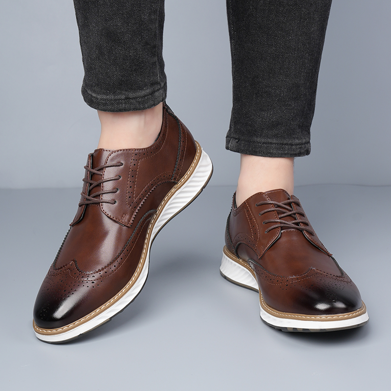 Men's casual business shoes Cl - đánh giá và giá Leatherworking Classic