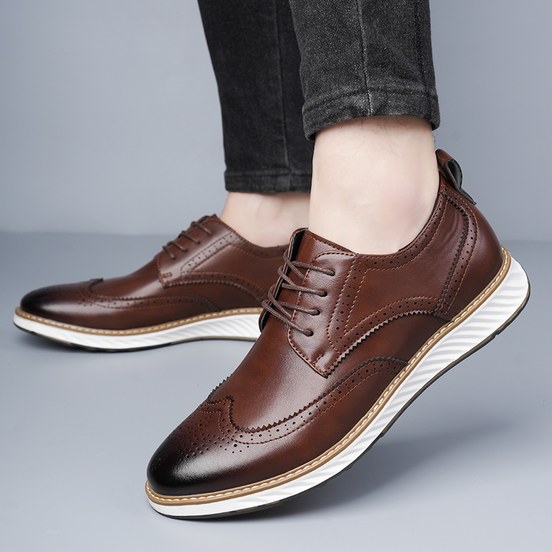 Men's casual business shoes Cl - đánh giá và giá Leatherworking Classic