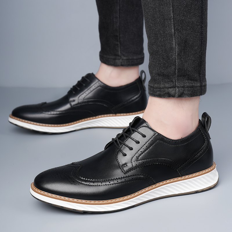 Men's casual business shoes Cl - đánh giá và giá Leatherworking Classic
