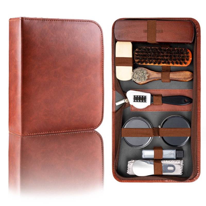 HorseHair Shoe Brush Set Leath - đánh giá và giá Leatherwork Tool Kit