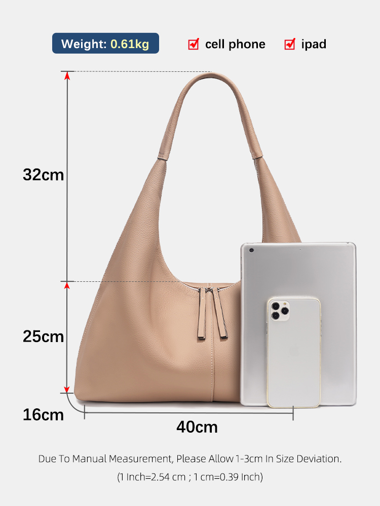 Zency Large Capacity Tote Bag  - đánh giá và giá Leather Work Handbags For Women