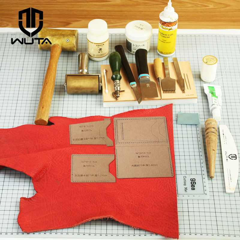 WUTA 913 Mini Đựng Thẻ Giấy Kr - đánh giá và giá Leatherwork Tool Kit