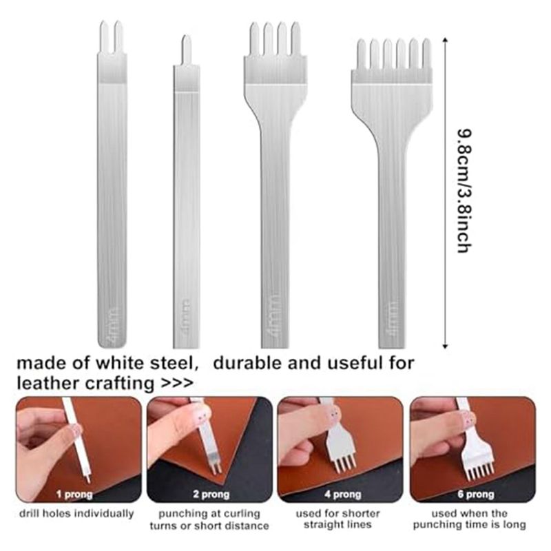 ABHI-14Pcs Leather Working Too - đánh giá và giá Leatherwork Beginner Tools