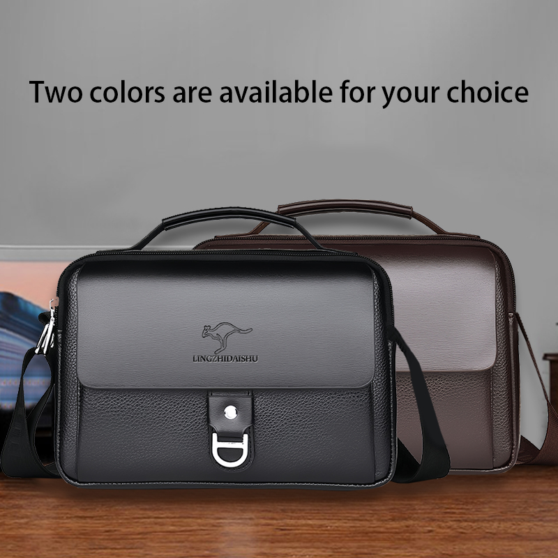 Durable Wear-resistant Two-ton - đánh giá và giá Leather Work Bag Laptop