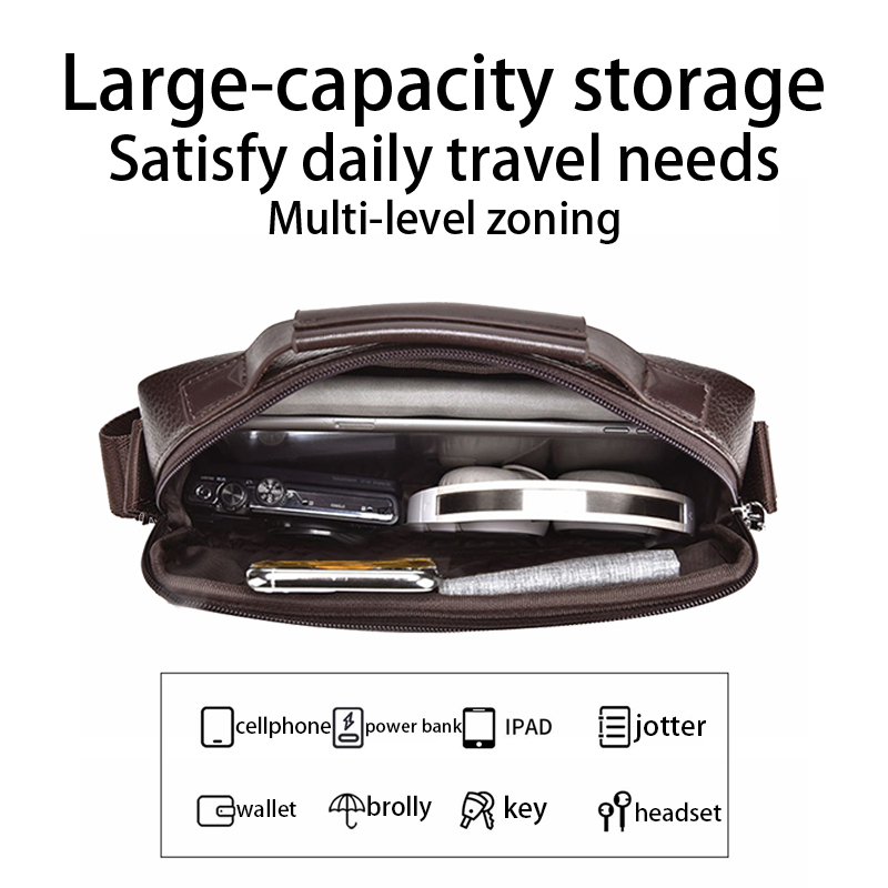 Durable Wear-resistant Two-ton - đánh giá và giá Leather Work Bag Laptop