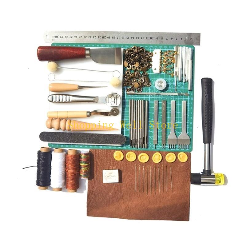 Dụng cụ và vật tư gia công đồ  - đánh giá và giá Leatherwork Beginner Tools