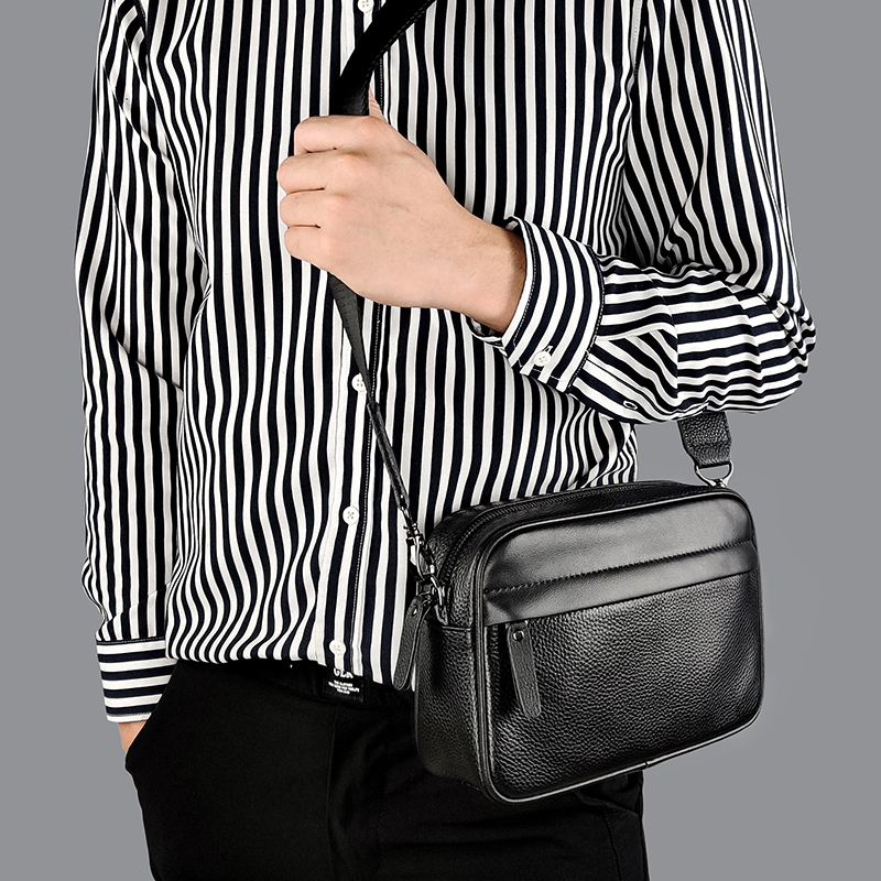 Men's Genuine Leather Shoulder - đánh giá và giá Leather Work Bag Laptop
