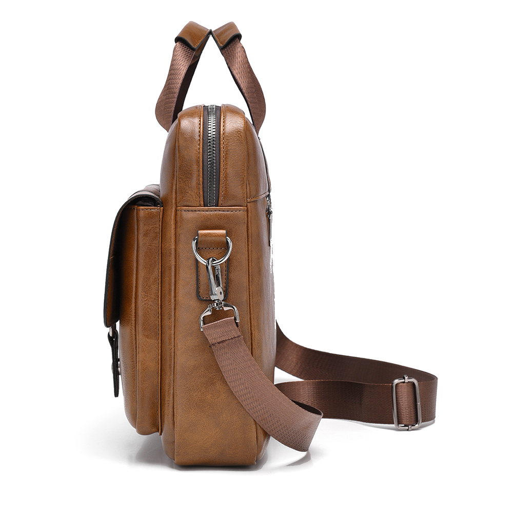 Mens Business Briefcase Large  - đánh giá và giá Leather Work Bag Laptop