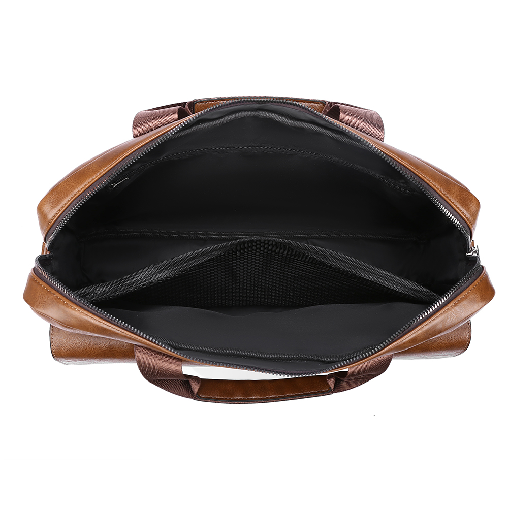 Mens Business Briefcase Large  - đánh giá và giá Leather Work Bag Laptop