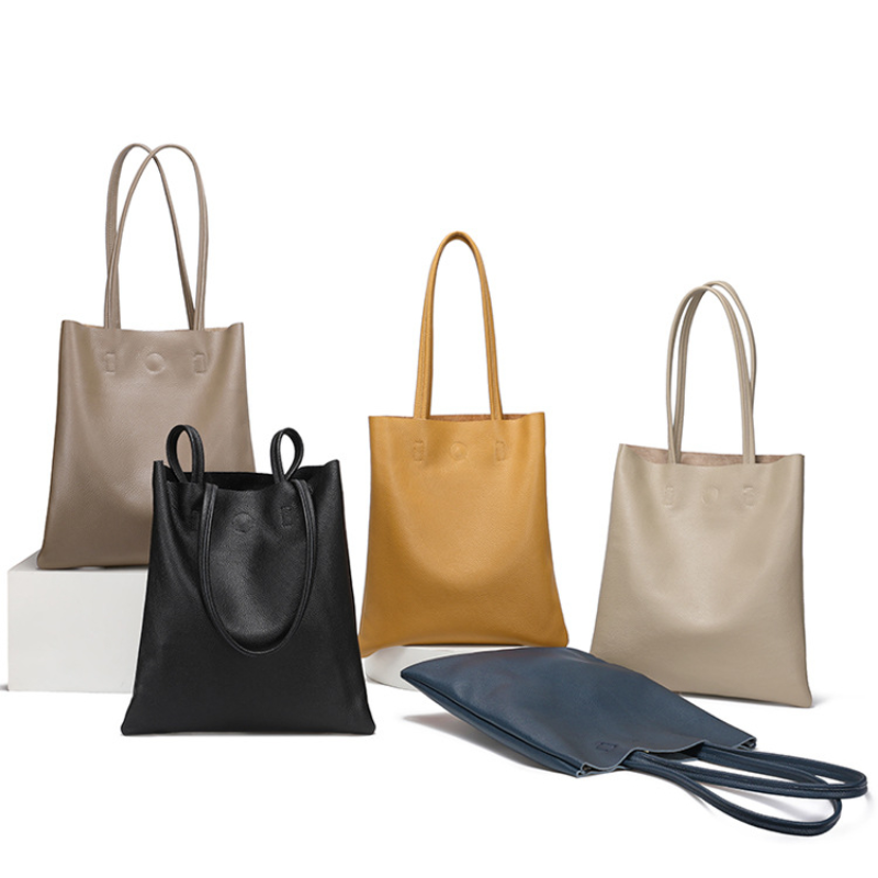 Genuine Leather Tote Bag Casua - đánh giá và giá Leatherwork Workshop