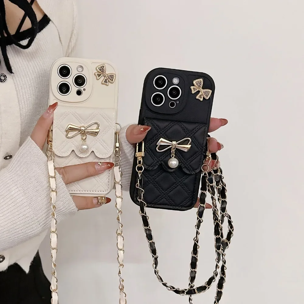 3D Bowknot Crossbody Card Hold - đánh giá và giá Leather X