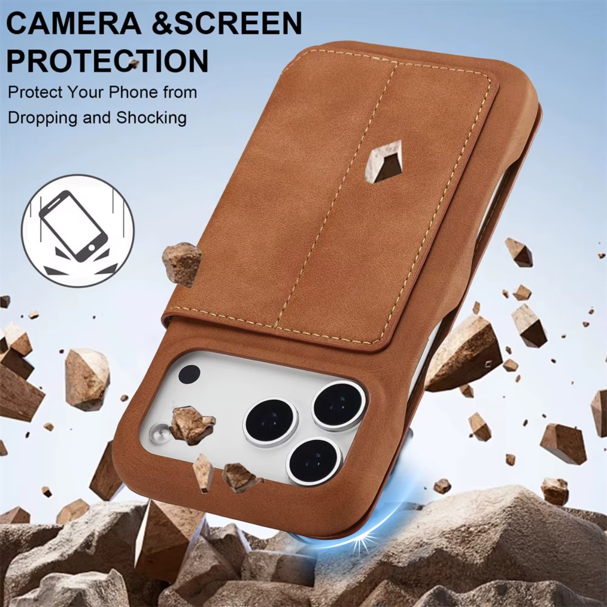 Leather Wallet Magnetic Flip C - đánh giá và giá Leather X