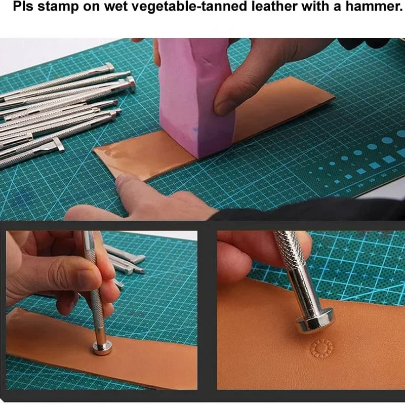 Leather Stamping Tools Leather - đánh giá và giá Leatherwork Beginner Tools