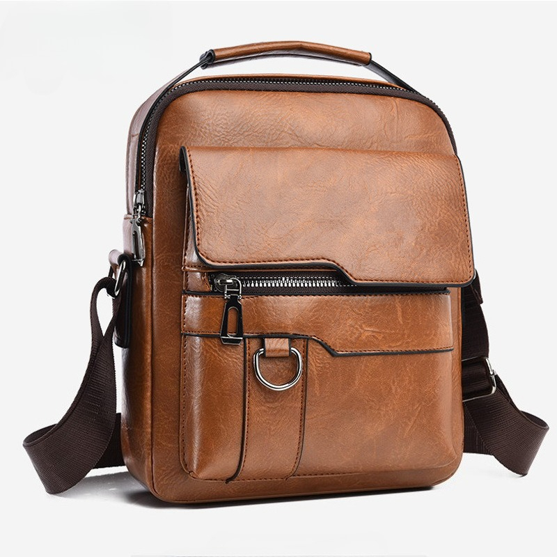 Hot Fashion Korean Style Men C - đánh giá và giá Leather Work Bag Laptop