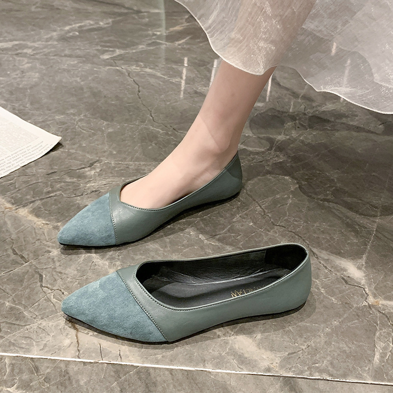 Flat black leather shoes for w - đánh giá và giá Leather Work Heels