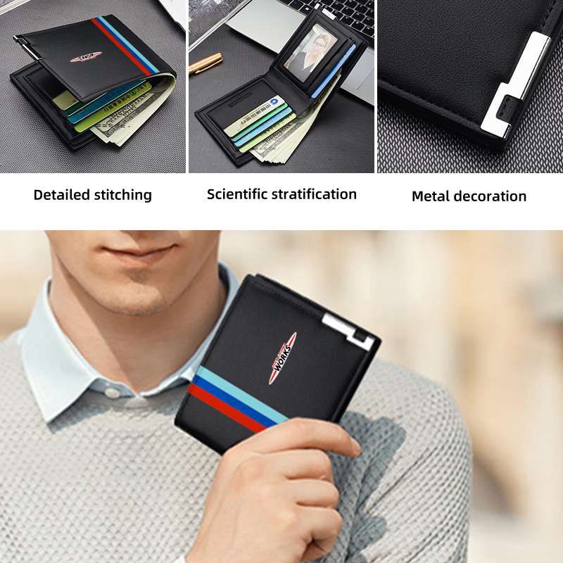 Car Men's Leather Wallet Multi - đánh giá và giá Leather Work For Car