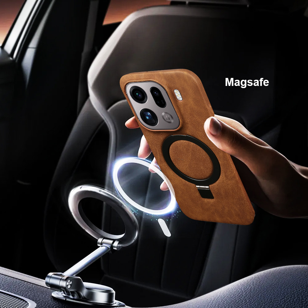 Foldable Magnetic Bracket Ring - đánh giá và giá Leather X