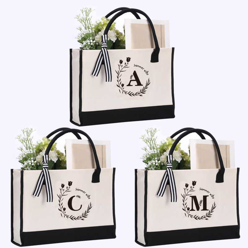 Leather letter print tote bag, - đánh giá và giá Leatherwork Letters