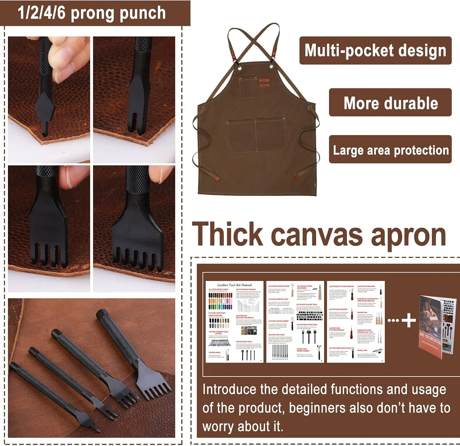 628Pcs Leather Working Tooling - đánh giá và giá Leatherwork Beginner Tools