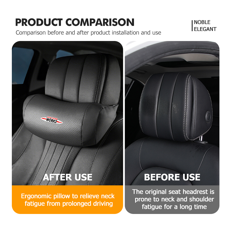 Universal Car Seat Headrest Ne - đánh giá và giá Leather Work For Car