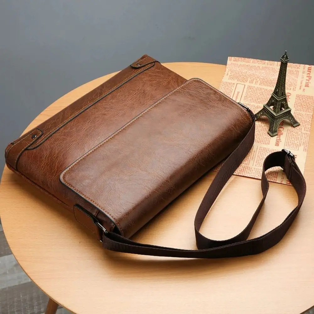 Briefcase For Men PU Leather T - đánh giá và giá Leather Work Bag Laptop
