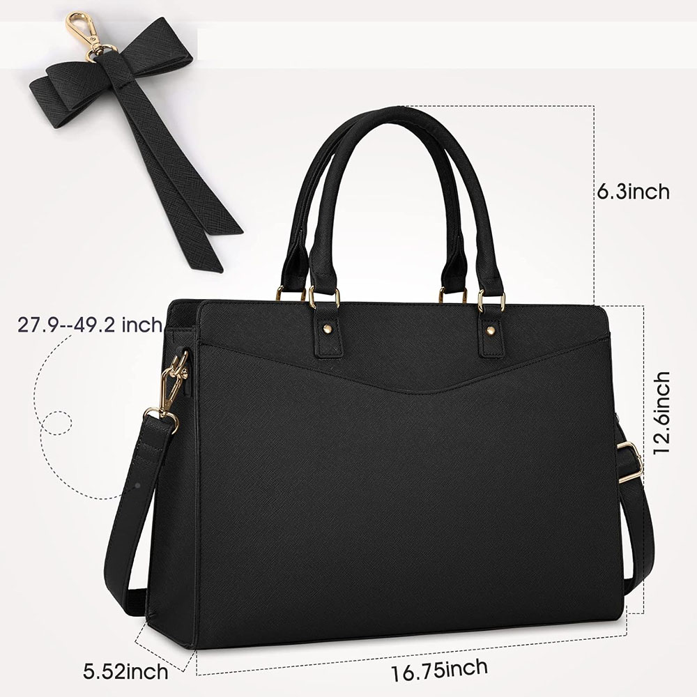 Laptop Bag for Women 15.6 Inch - đánh giá và giá Leather Work Bag Laptop