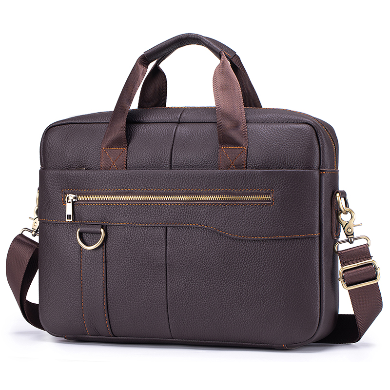 Men's Vintage Genuine Leather  - đánh giá và giá Leather Work Bag Laptop