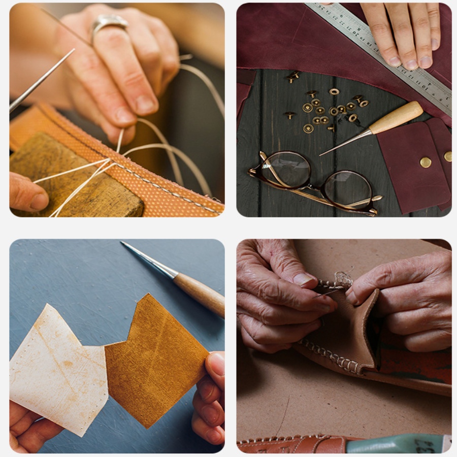 2pcs Leather Hand Stitching Aw - đánh giá và giá Leatherwork Punch