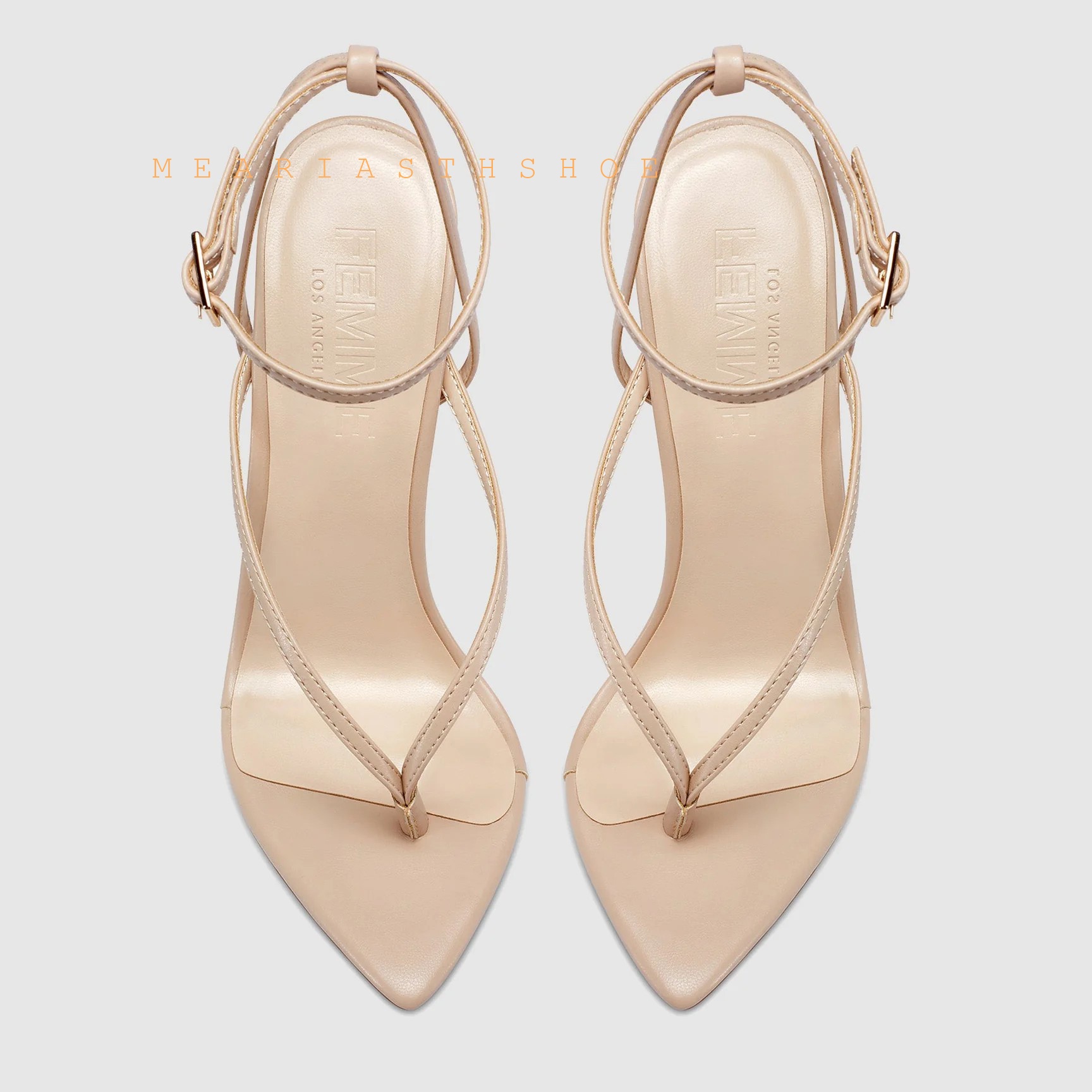 Beige Black Cross Straps Flip- - đánh giá và giá Leather Work Heels