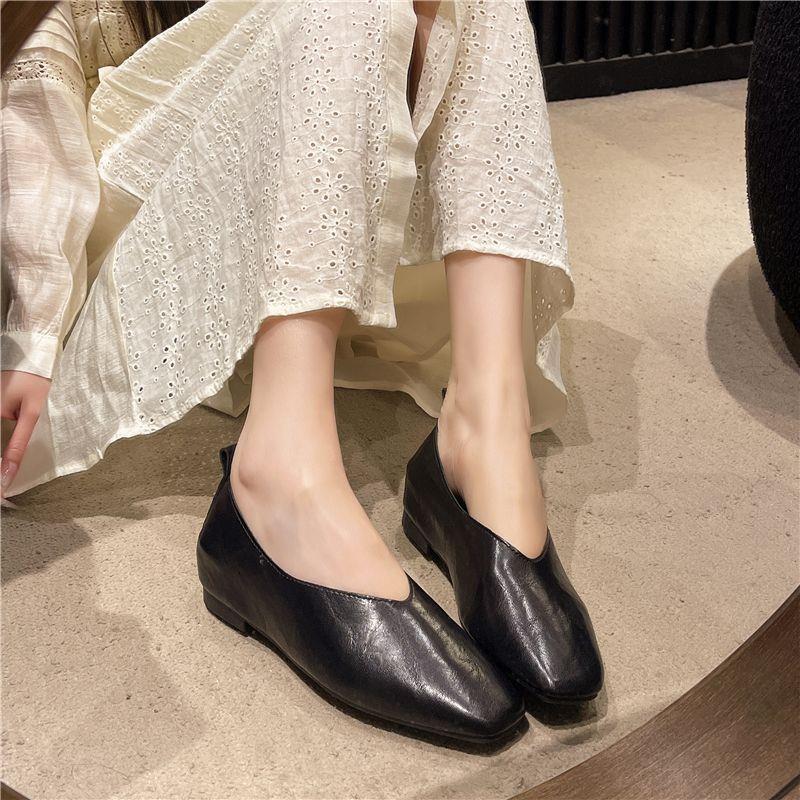 Fashion Shoes Women's Loafers  - đánh giá và giá Leather Work Heels