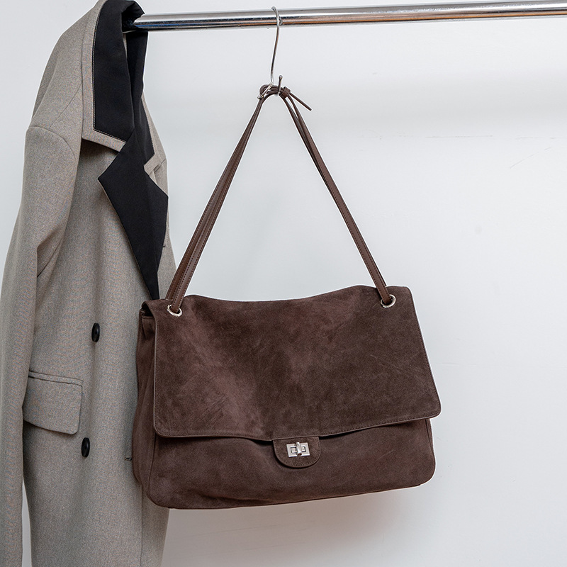 Genuine Suede Leather Underarm - đánh giá và giá Leather Work Handbags For Women