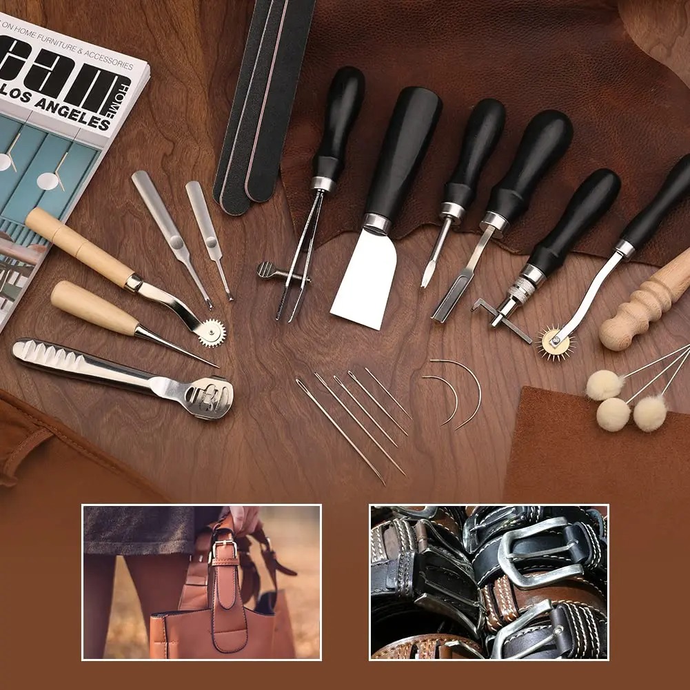 Fenrry 37Pcs Leather Work Tool - đánh giá và giá Leatherwork Beginner Tools