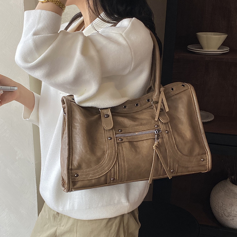 Motorcycle Handbag Retro Women - đánh giá và giá Leatherwork Workshop