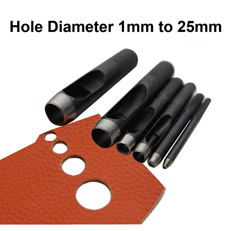 1mm 2mm 3mm 4mm 5mm 6mm 7mm 8m - đánh giá và giá Leatherwork Punch